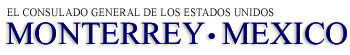 Consulada de los Estados Unidos Monterrey, Mexico- Página principal