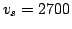 $v_s=2700$