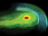 Artist Concept of Particle Population in Saturn's Magnetosphere