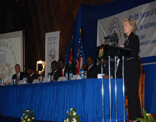Opening of AGOA, Kenyatta International Conference Centre.