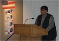 Lahore, November 4, 2008 - U.S. Consulate Principal Officer Bryan Hunt addressing students at a program on U.S. Presidential Elections.