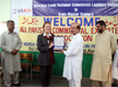 Peshawar, April 24, 2008 - The United States Director of Foreign Assistance and Administrator of the USAID Henrietta H. Fore giving plaque to Mr. Jamshed Khan, Chairman, Gems and Gemological Institute of Pakistan (GGIP), Peshawar.