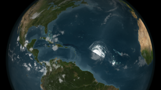 Hurricane Bill forms in the Atlantic.  TRMM's Microwave Imager and Precipitation Radar instruments revealed that Hurricane Bill has bands of heavy rainfall.