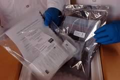Los CDC crearon una prueba diagnóstica PCR para detectar el virus nuevo H1N1. Foto de Greg Sykes, ATCC