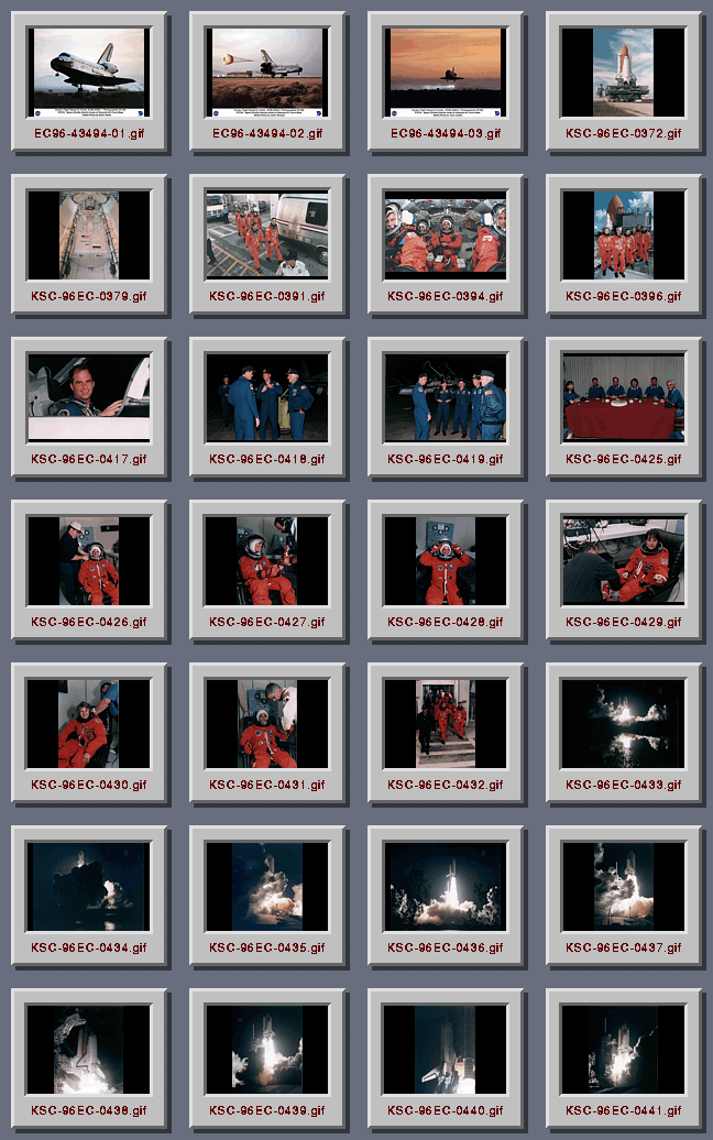 [STS-76 Contact Sheet]