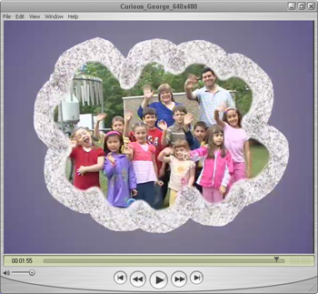Curious George Video screen shot.