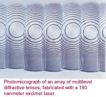 Photomicrograph of an array