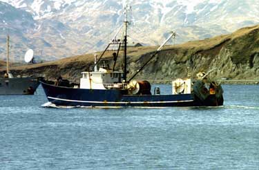 pollock trawler in Dutch Harbor