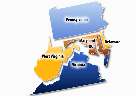 Mid-Atlantic Information Office Map