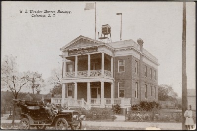 Postcard of the U.S. Weather Bureau Building at Columbia, South Carolina, circa 1915