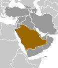 Location of Saudi Arabia