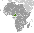 Location of Cameroon
