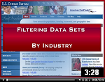 Filtering Data Sets by Industry video