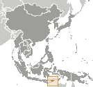 Location of Timor-Leste