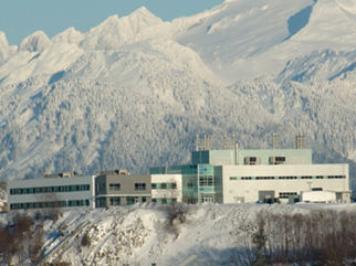 a bird eye's view of the Auke Bay Facility