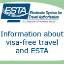 Information about visa-free travel and ESTA