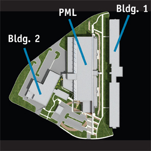 aerial view of expansion building