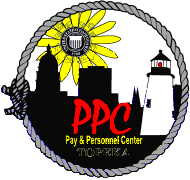 PPC Logo - a lighthouse, a sunflower and the Topeka skyline in the background