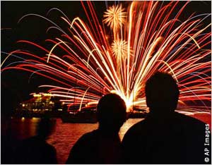 Fireworks display