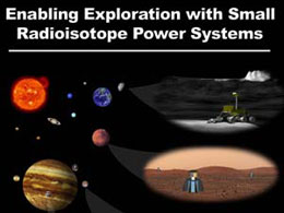 Cover image of the report Enabling Exploration with Small  Radioisotope Power Systems