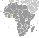 Location of Togo