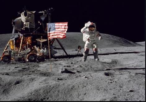On July 20, 1969, as Apollo 11 commander Neil Armstrong became the first man to walk on the Moon, he said these famous words:  “That’s one small step for [a] man, one giant leap for mankind.”