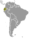 Location of Ecuador