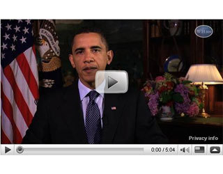 President Obama during his Ramadan Kareem message
