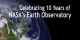 Earth Observatory 10 Year Anniversary video<p><p><p>For complete transcript, click <a href=