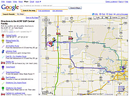 SGP Central Facility Driving Directions