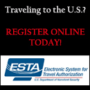 ESTA Register NOW!