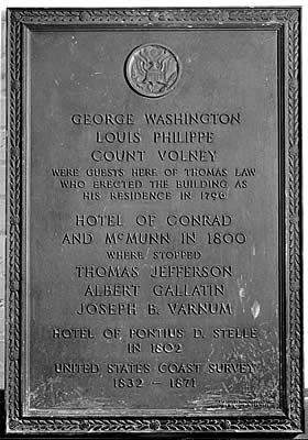 Conrad and McMunn Hotel Plaque