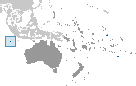 Location of Cocos (Keeling) Islands