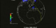 An animation of x-ray images of the North Pole on May 11, 1999 taken by the PIXIE instrument on Polar, indicating enegetic electron fluxes striking the upper atmosphere