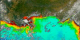 SeaWiFS false color (chlorophyll-phytoplankton levels) ocean and true color land of the Gulf Coast for 36 dates from September 15, 1997 to August 2, 1998