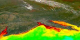 Transitions between relatively cloud free scenes of the region around New York City using true color land and clouds with false color-chlorophyll water images, all from SeaWiFS