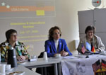 From left: Jeanine Collins, Dr. Ingrid Gräfin zu Solms-Wildenfels, J. Adameit