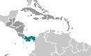 Location of Panama
