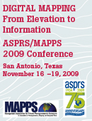 ASPRS/MAPPS San Antonio 2009. November 16-19th