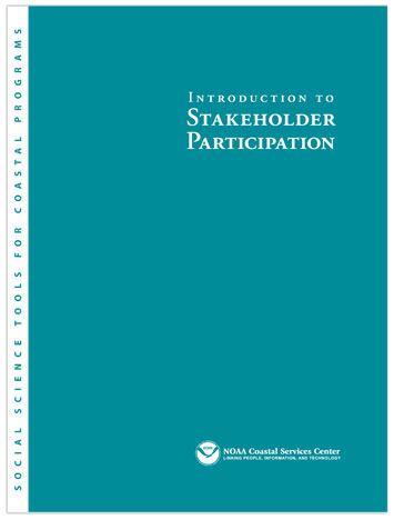 Stakeholder Participation cover