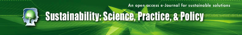 Sustainability: Science, Practice, & Policy - The open access eJournal for sustainable solutions