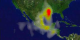 Aerosol concentrations over the United States and Mexico on May 14, 1998, from Earth Probe TOMS