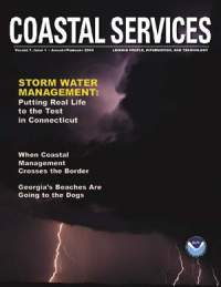 Issue cover: photo of lightning storm