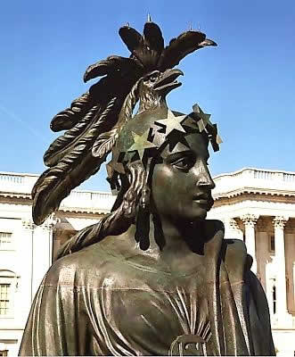 The Head and Helmet of the Statue of Freedom
