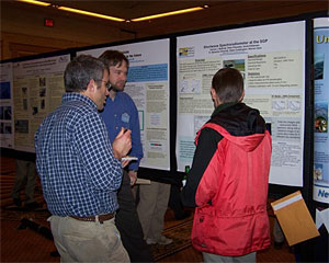 On Tuesday and Wednesday evening, 180 posters were the subject of much discussion among ARM Science Team meeting participants.