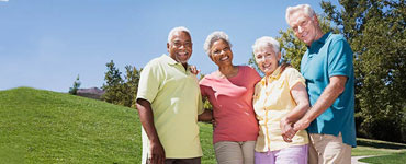 Foto: Un grupo de personas de edad avanzada