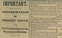 Assassination of President Abraham Lincoln