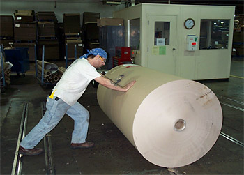 Figure 1: Before: manually moving roll