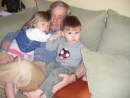 Mr. Coy with his Grandchildren