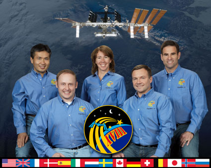 ISS018-S-002F -- The Expedition 18 Crew Members
